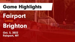 Fairport  vs Brighton  Game Highlights - Oct. 3, 2022
