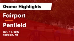 Fairport  vs Penfield  Game Highlights - Oct. 11, 2022