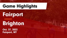 Fairport  vs Brighton  Game Highlights - Oct. 27, 2022