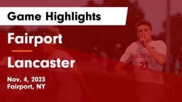 Fairport  vs Lancaster  Game Highlights - Nov. 4, 2023