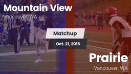 Matchup: Mountain View High vs. Prairie  2016