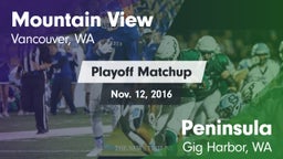 Matchup: Mountain View High vs. Peninsula  2016