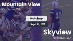 Matchup: Mountain View High vs. Skyview  2017