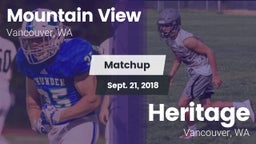 Matchup: Mountain View High vs. Heritage  2018