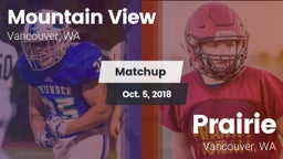 Matchup: Mountain View High vs. Prairie  2018