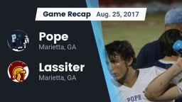 Recap: Pope  vs. Lassiter  2017