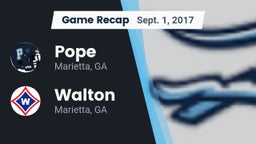 Recap: Pope  vs. Walton  2017