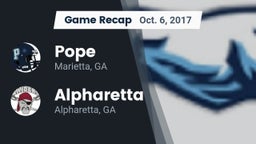 Recap: Pope  vs. Alpharetta  2017