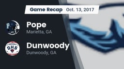 Recap: Pope  vs. Dunwoody  2017