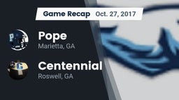 Recap: Pope  vs. Centennial  2017
