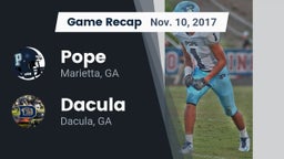 Recap: Pope  vs. Dacula  2017