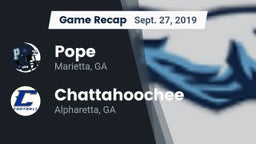 Recap: Pope  vs. Chattahoochee  2019