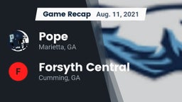 Recap: Pope  vs. Forsyth Central  2021