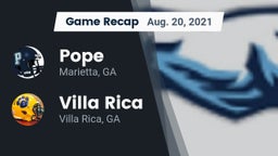 Recap: Pope  vs. Villa Rica  2021
