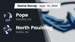 Recap: Pope  vs. North Paulding  2022