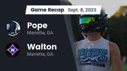 Recap: Pope  vs. Walton  2023