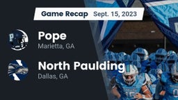 Recap: Pope  vs. North Paulding  2023