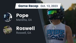 Recap: Pope  vs. Roswell  2023