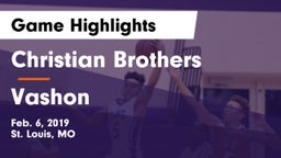 Christian Brothers  vs Vashon  Game Highlights - Feb. 6, 2019