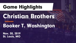 Christian Brothers  vs Booker T. Washington  Game Highlights - Nov. 30, 2019