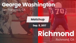 Matchup: Washington High Scho vs. Richmond  2017