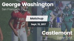 Matchup: Washington High Scho vs. Castlemont  2017