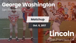 Matchup: Washington High Scho vs. Lincoln  2017