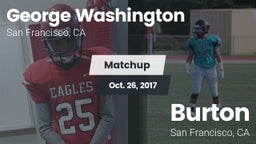 Matchup: Washington High Scho vs. Burton  2017