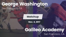 Matchup: Washington High Scho vs. Galileo Academy 2017