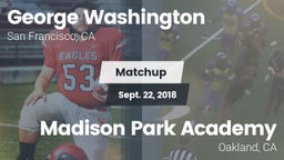 Matchup: Washington High Scho vs. Madison Park Academy 2018