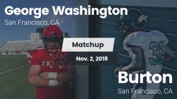 Matchup: Washington High Scho vs. Burton  2018