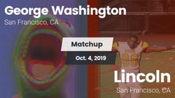Matchup: Washington High Scho vs. Lincoln  2019