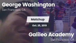 Matchup: Washington High Scho vs. Galileo Academy 2019