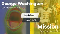Matchup: Washington High Scho vs. Mission  2019