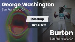 Matchup: Washington High Scho vs. Burton  2019