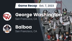 Recap: George Washington  vs. Balboa  2023