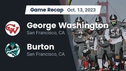 Recap: George Washington  vs. Burton  2023