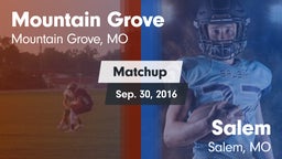 Matchup: Mountain Grove High vs. Salem  2016