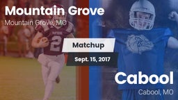 Matchup: Mountain Grove High vs. Cabool  2017
