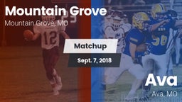 Matchup: Mountain Grove High vs. Ava  2018