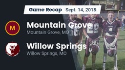 Recap: Mountain Grove  vs. Willow Springs  2018
