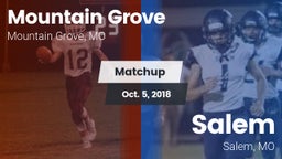 Matchup: Mountain Grove High vs. Salem  2018