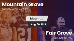 Matchup: Mountain Grove High vs. Fair Grove  2019