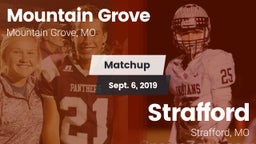 Matchup: Mountain Grove High vs. Strafford  2019