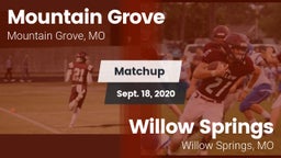 Matchup: Mountain Grove High vs. Willow Springs  2020