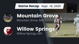 Recap: Mountain Grove  vs. Willow Springs  2020