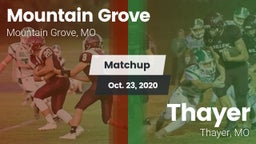 Matchup: Mountain Grove High vs. Thayer  2020