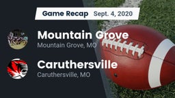 Recap: Mountain Grove  vs. Caruthersville  2020