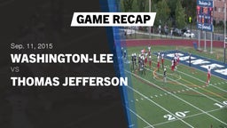 Recap: Washington-Lee  vs. Thomas Jefferson  2015