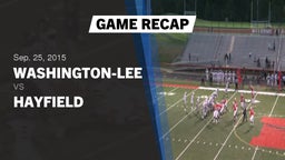 Recap: Washington-Lee  vs. Hayfield  2015